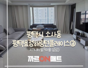 평택시 평택효성해링턴플레이스@//시그니처 밀크마블(650)