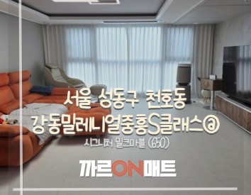 서울시 강동밀레니얼중흥S클래스@//시그니처 밀크마블(650)